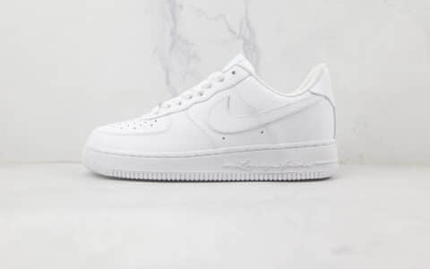 耐克Nike Air Force 1’07 Low纯原版本空军一号低帮AF1板鞋纯白字母印花原厂中底钢印 货号：CW2288-111