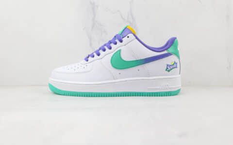 耐克Nike Air Force 1’07 Low纯原版本低帮AF1空军一号雪碧限定内置气垫 货号：BS8873-806