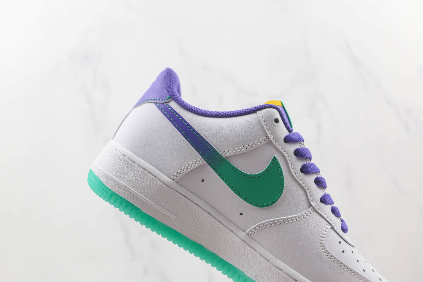 耐克Nike Air Force 1’07 Low纯原版本低帮AF1空军一号雪碧限定内置气垫 货号：BS8873-806