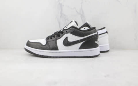 乔丹Air Jordan 1 Low Homage纯原版本低帮AJ1黑白阴阳熊猫板鞋原鞋开模一比一打造 货号：DR0502-101