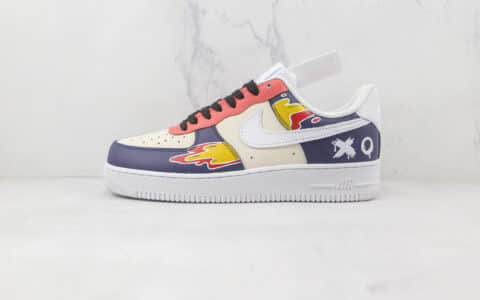 耐克Nike Air Force 1’07 Low纯原版本低帮空军一号XO涂鸦配色板鞋内置气垫 货号：315115-112