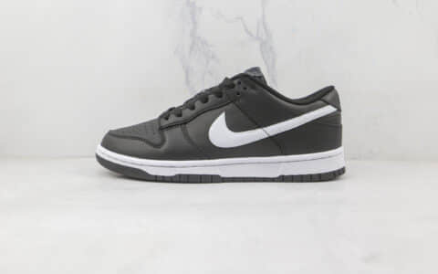 耐克Nike Dunk Low Retro纯原版本低帮DUNK黑白色板鞋内置气垫 货号：DJ6188-002