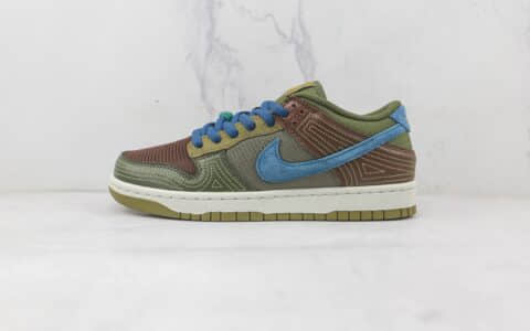 耐克Nike SB Zoom Dunk Low纯原版本低帮SB DUNK刺子绣板鞋原楦头纸板打造 货号：DR0159-200