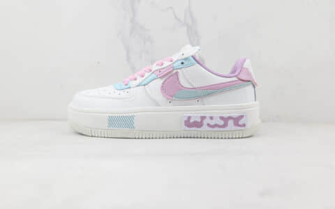 耐克Nike Air Force 1 Fontanka纯原版本低帮空军一号丰塔卡系列爱琴海配色板鞋原楦头纸板打造 货号：CW6688-607