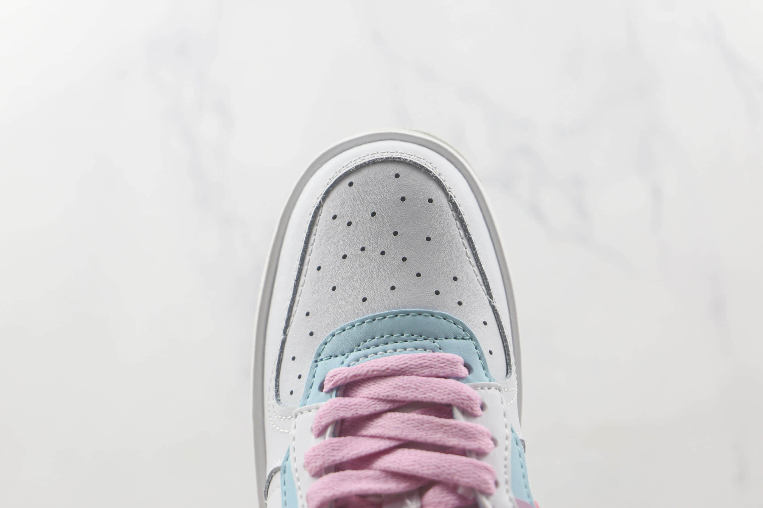 耐克Nike Air Force 1 Fontanka纯原版本低帮空军一号丰塔卡系列爱琴海配色板鞋原楦头纸板打造 货号：CW6688-607