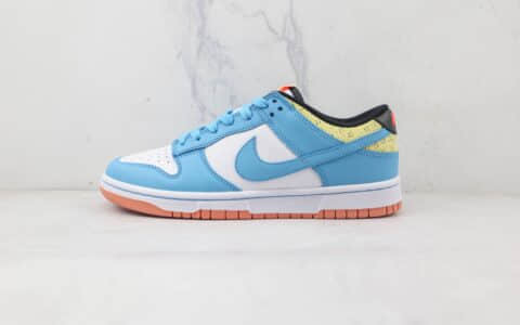 耐克Nike SB Dunk Low Pro纯原版本低帮SB DUNK白蓝欧文板鞋原档案数据开发 货号：DN4179-400