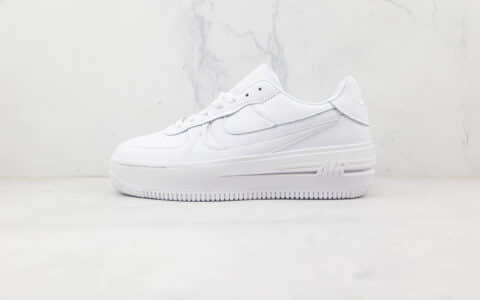 耐克Nike Air Force 1 07 Low纯原版本厚底空军一号纯白解构板鞋内置气垫 货号：DJ9946-100