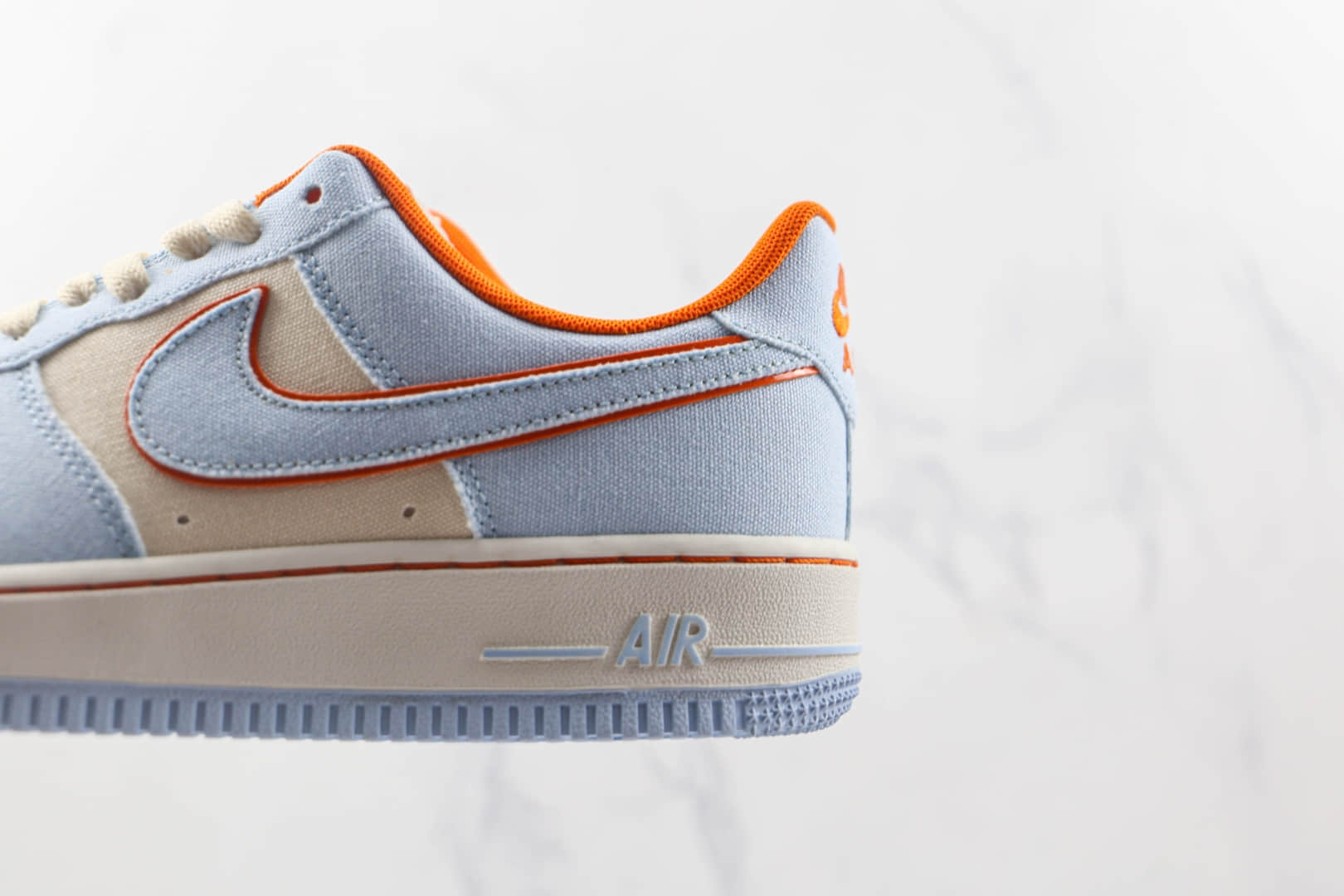 耐克Nike Air Force 1’07 Low纯原版本低帮空军一号蓝橙色板鞋原档案数据开发 货号：315122-662