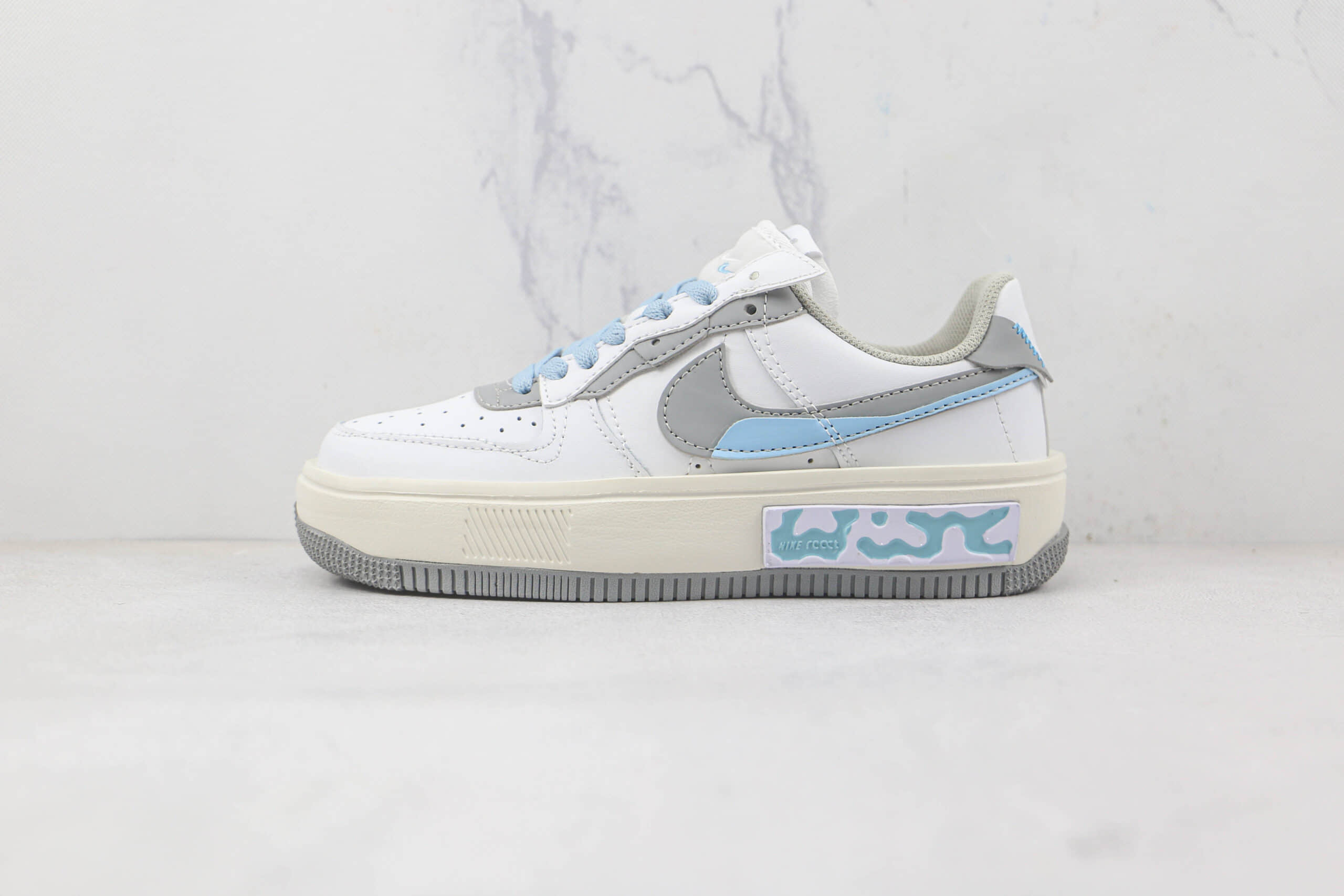 耐克Nike Air Force 1’07 Low Fontanka纯原版本低帮空军一号马卡龙配色板鞋原楦头纸板打造 货号：CW6688-601