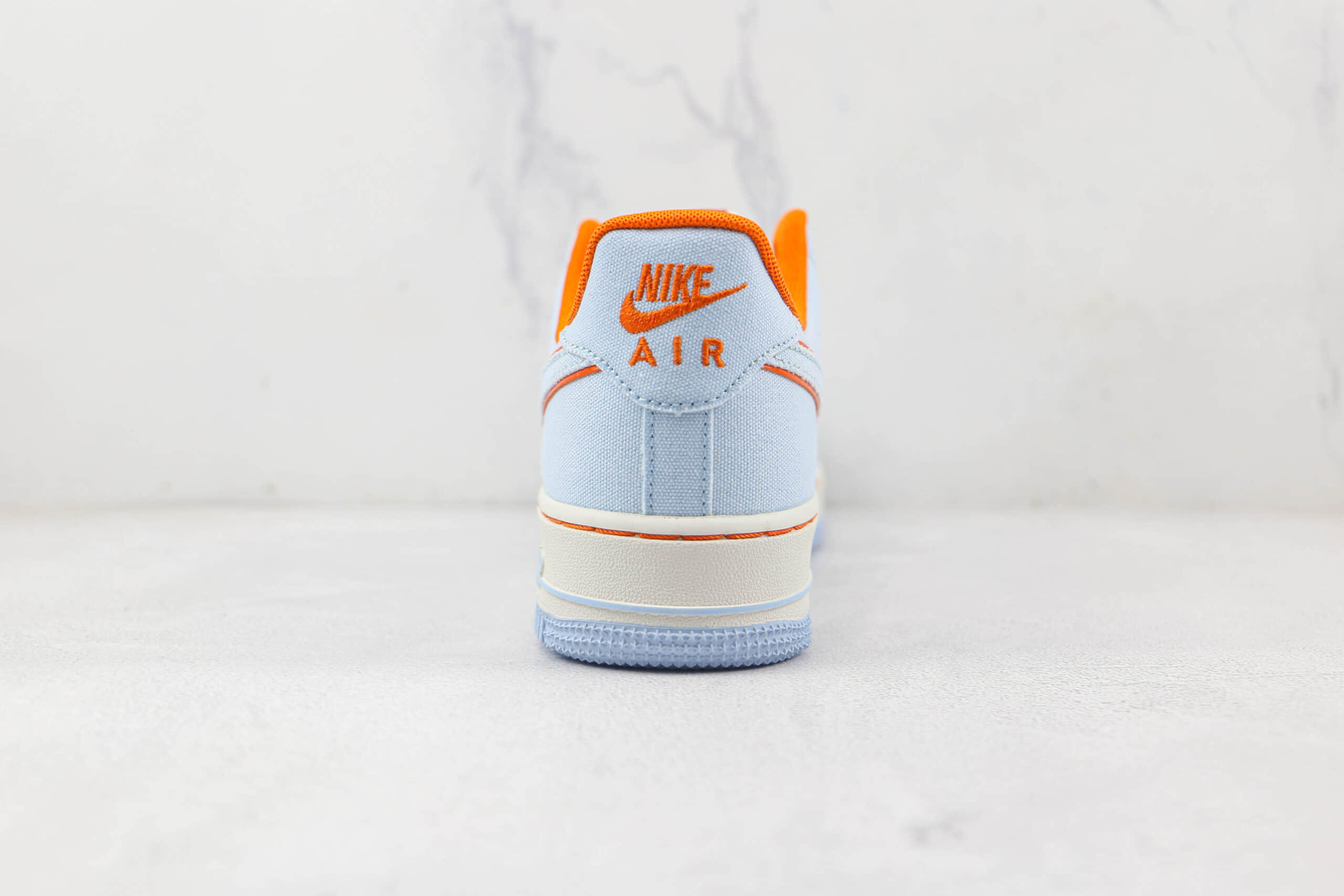 耐克Nike Air Force 1’07 Low纯原版本低帮空军一号蓝橙色板鞋原档案数据开发 货号：315122-662