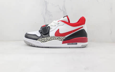 乔丹Air Jordan Legacy 312纯原版本低帮AJ312白黑红色篮球鞋原楦头纸板打造 货号：CD7069-160