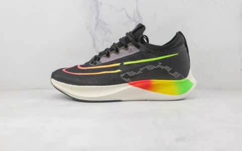 耐克Nike Zoom Fly 4纯原版本黑色Flyknit4代慢跑鞋原楦头纸板打造 货号：DQ4993-010