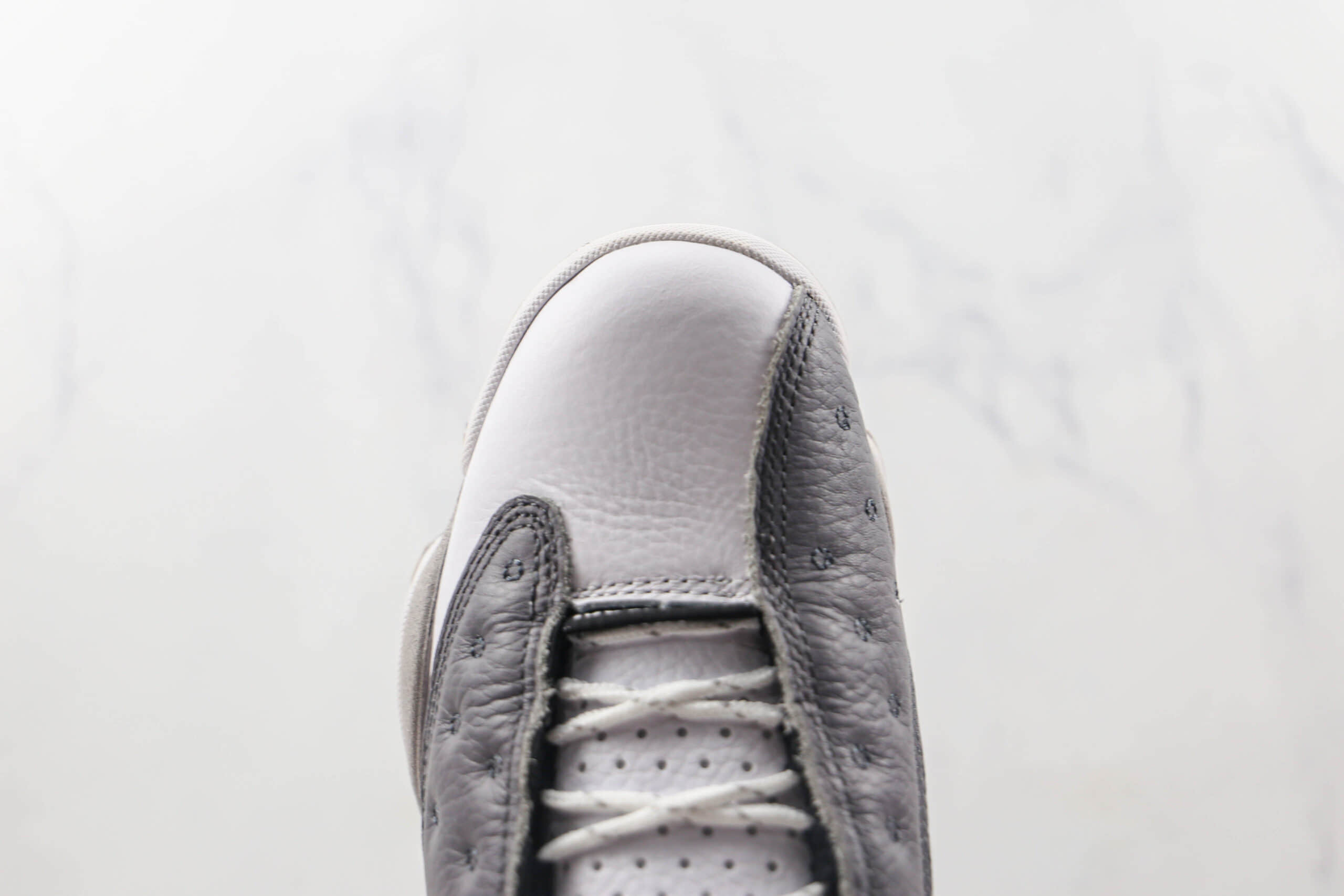 乔丹Air Jordan 13纯原版本雾霾灰白熊猫AJ13篮球鞋原楦头纸板打造 货号：414571-016