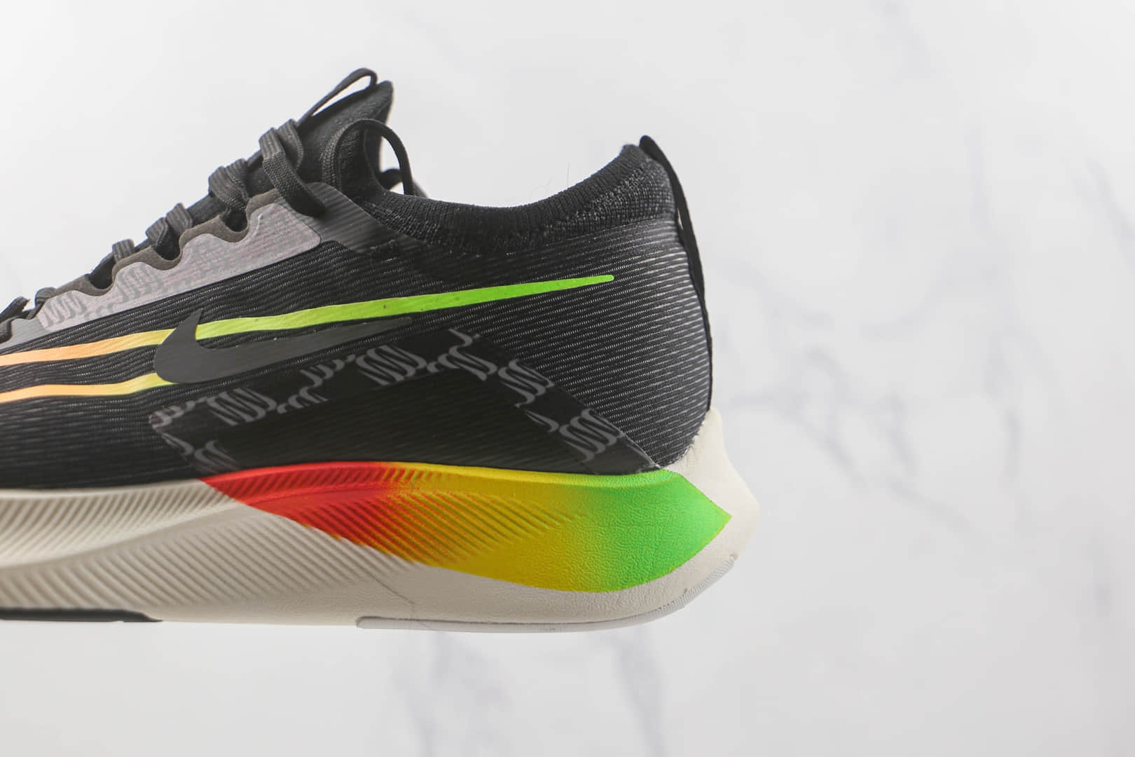 耐克Nike Zoom Fly 4纯原版本黑色Flyknit4代慢跑鞋原楦头纸板打造 货号：DQ4993-010