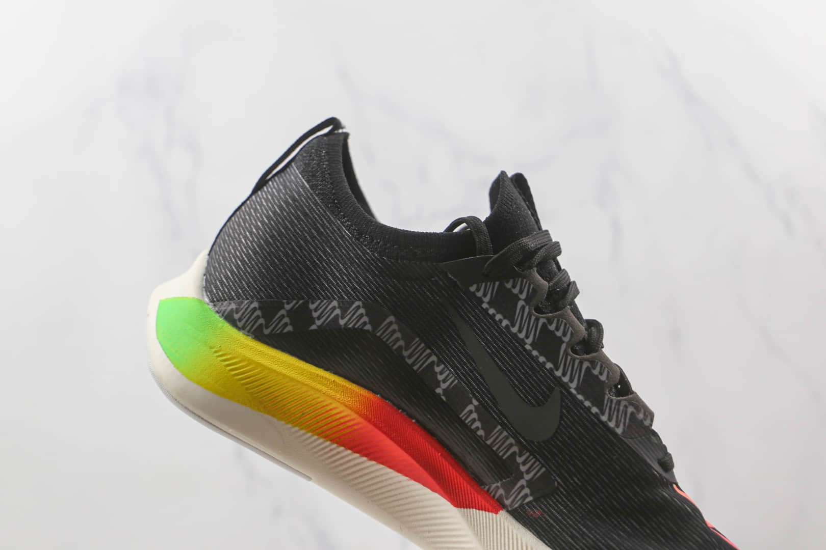 耐克Nike Zoom Fly 4纯原版本黑色Flyknit4代慢跑鞋原楦头纸板打造 货号：DQ4993-010