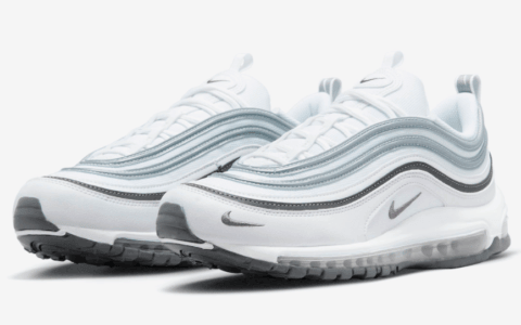 清爽简约！全新配色 Air Max 97官图曝光！ 货号：DX8970-100