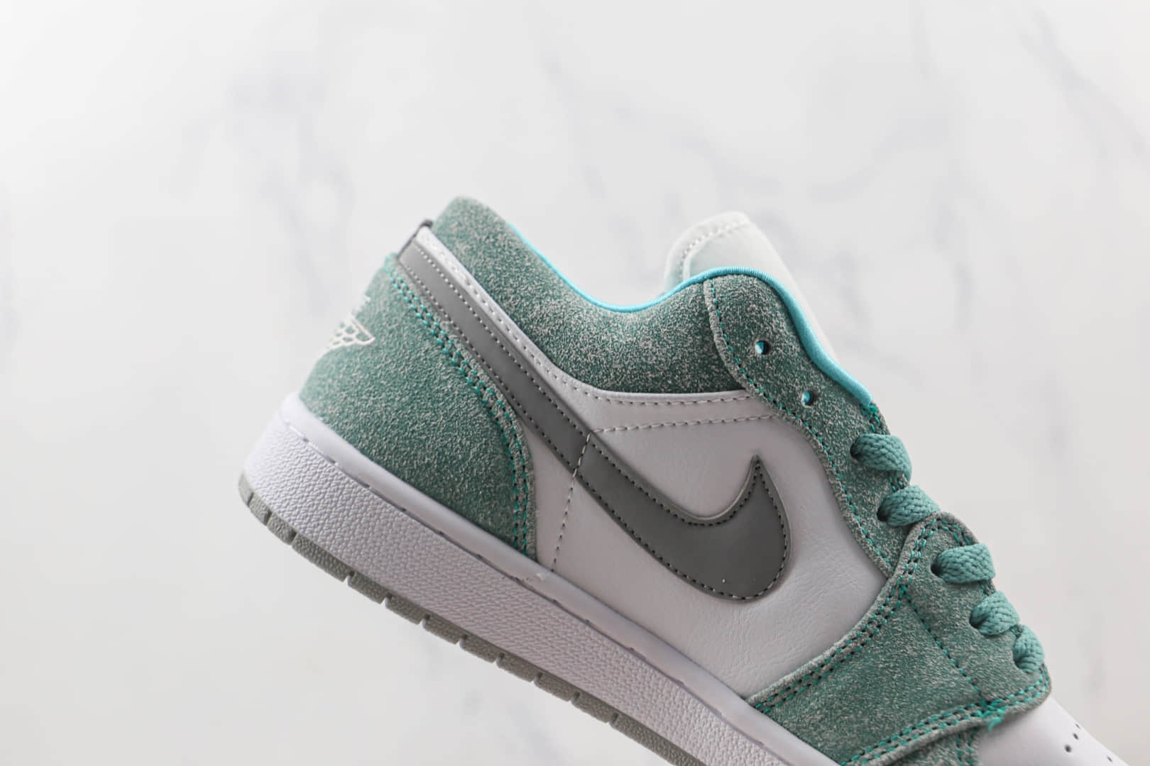 乔丹Air Jordan 1 Low纯原版本低帮AJ1蒂芙尼绿板鞋原档案数据开发 货号：DN3705-301