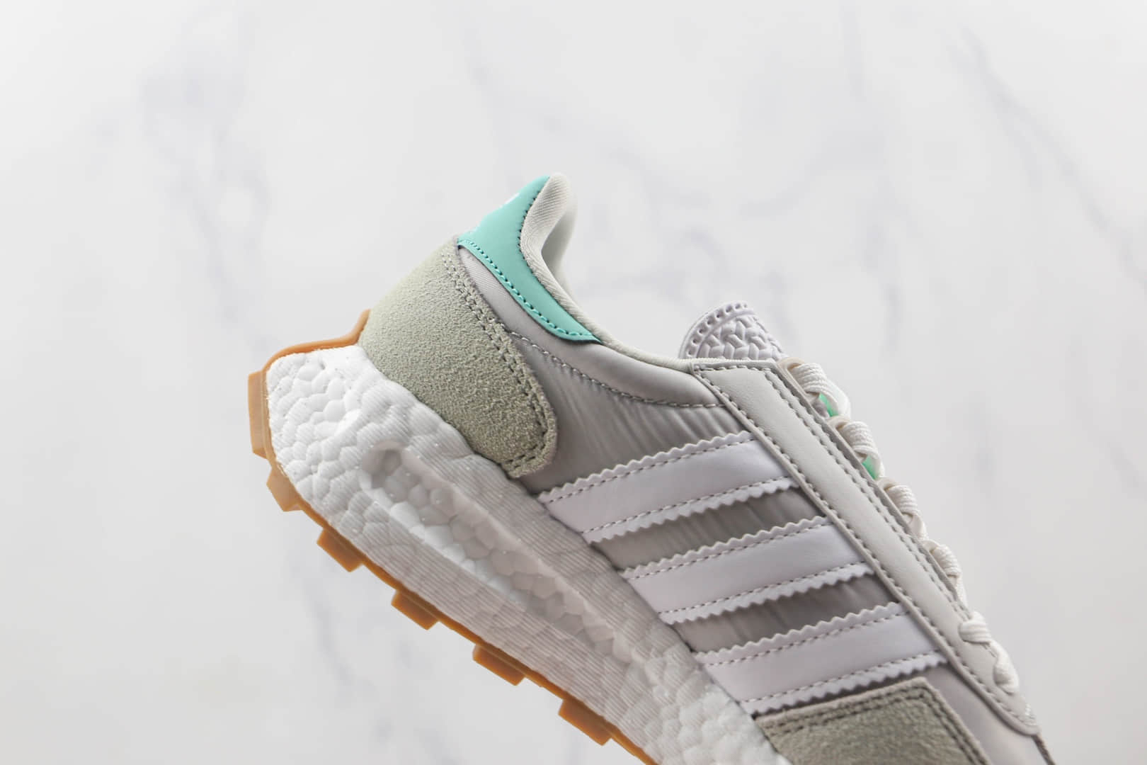 阿迪达斯Adidas RETROPY E5纯原版本三叶草厚底爆米花跑鞋原楦头纸板打造 货号：GW8258