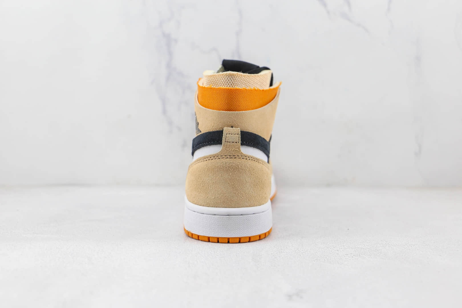 乔丹Air Jordan 1 Zoom CMFT Corduroy纯原版本中帮AJ1南瓜橙色板鞋原鞋开模一比一打造 货号：CT0978-200