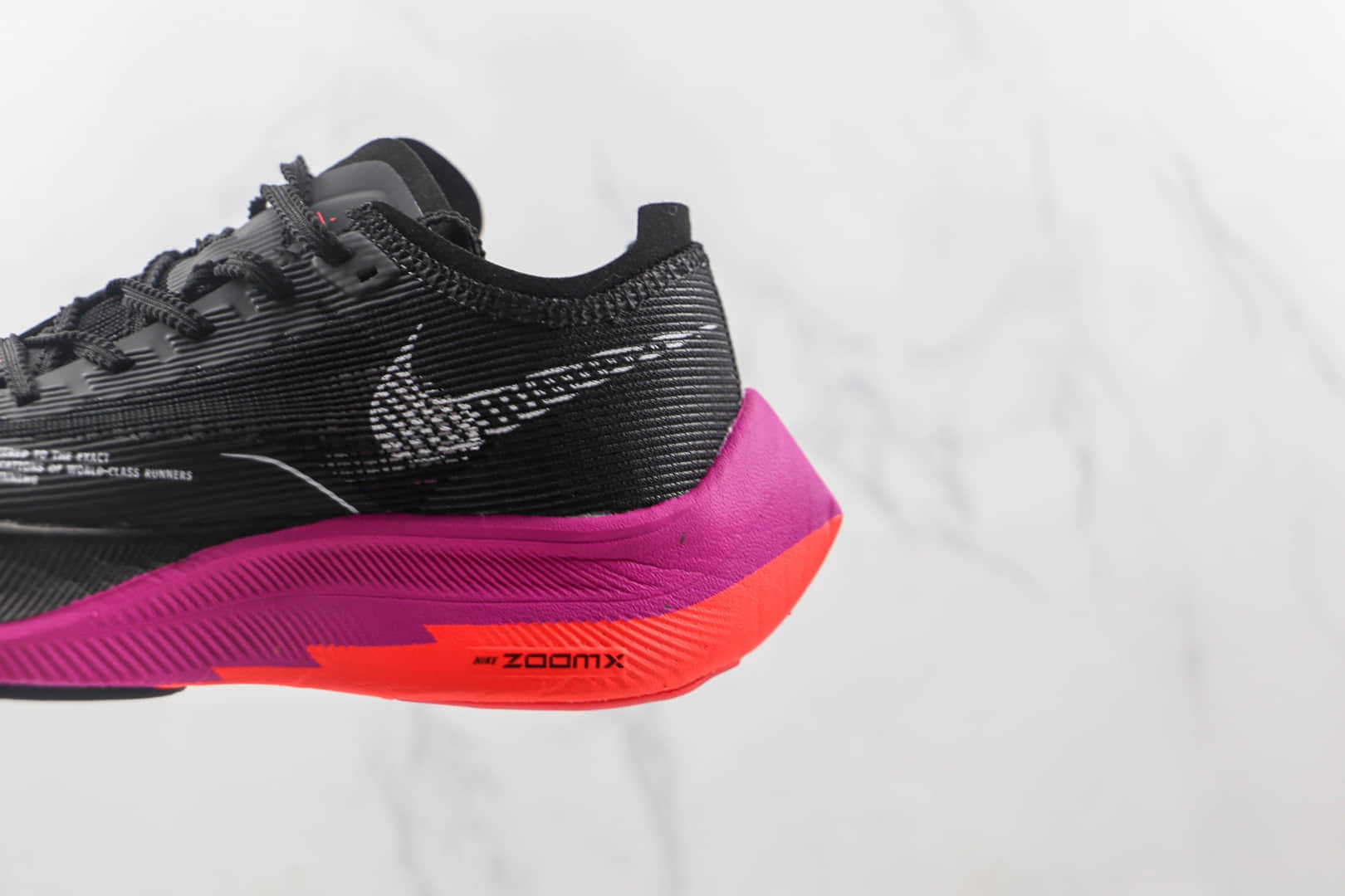 耐克Nike ZoomX Vaporfly Next2%纯原版本马拉松二代黑红色跑鞋原档案数据开发 货号：CU4111-002