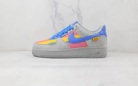 耐克Nike Air Force 1 07 Low纯原版本低帮空军一号灰蓝色板鞋内置气垫 货号：DR1314-002