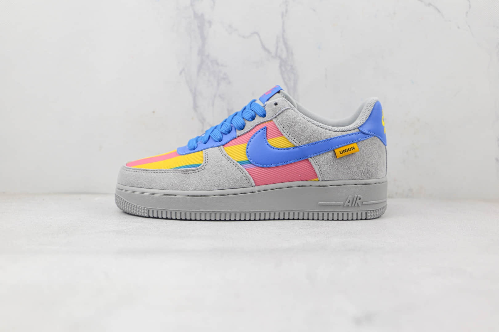 耐克Nike Air Force 1 07 Low纯原版本低帮空军一号灰蓝色板鞋内置气垫 货号：DR1314-002