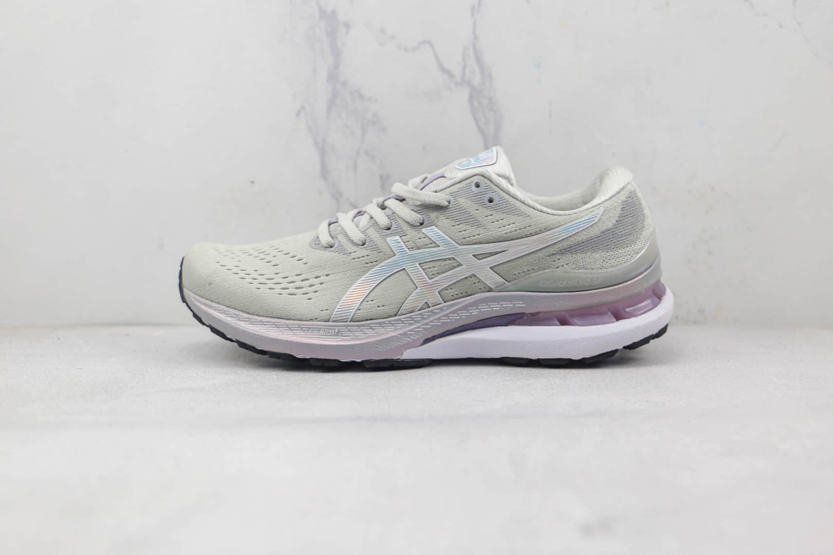 亚瑟士Asics Gel Kayan纯原版本灰白色亚瑟士28代慢跑鞋原楦头纸板打造 货号：1011B291-020