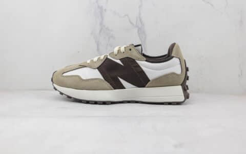 新百伦New Balance 327纯原版本复古棕色NB327慢跑鞋原楦头纸板打造 货号：MS327AAF