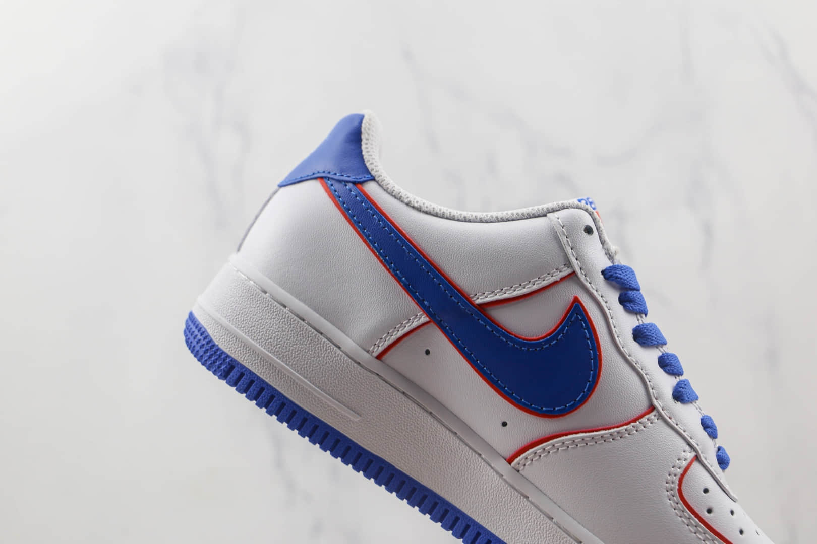 耐克Nike Air Force 1’07 Low百事可乐联名款纯原版本低帮空军一号白蓝红色板鞋内置气垫 货号：BS8856-113