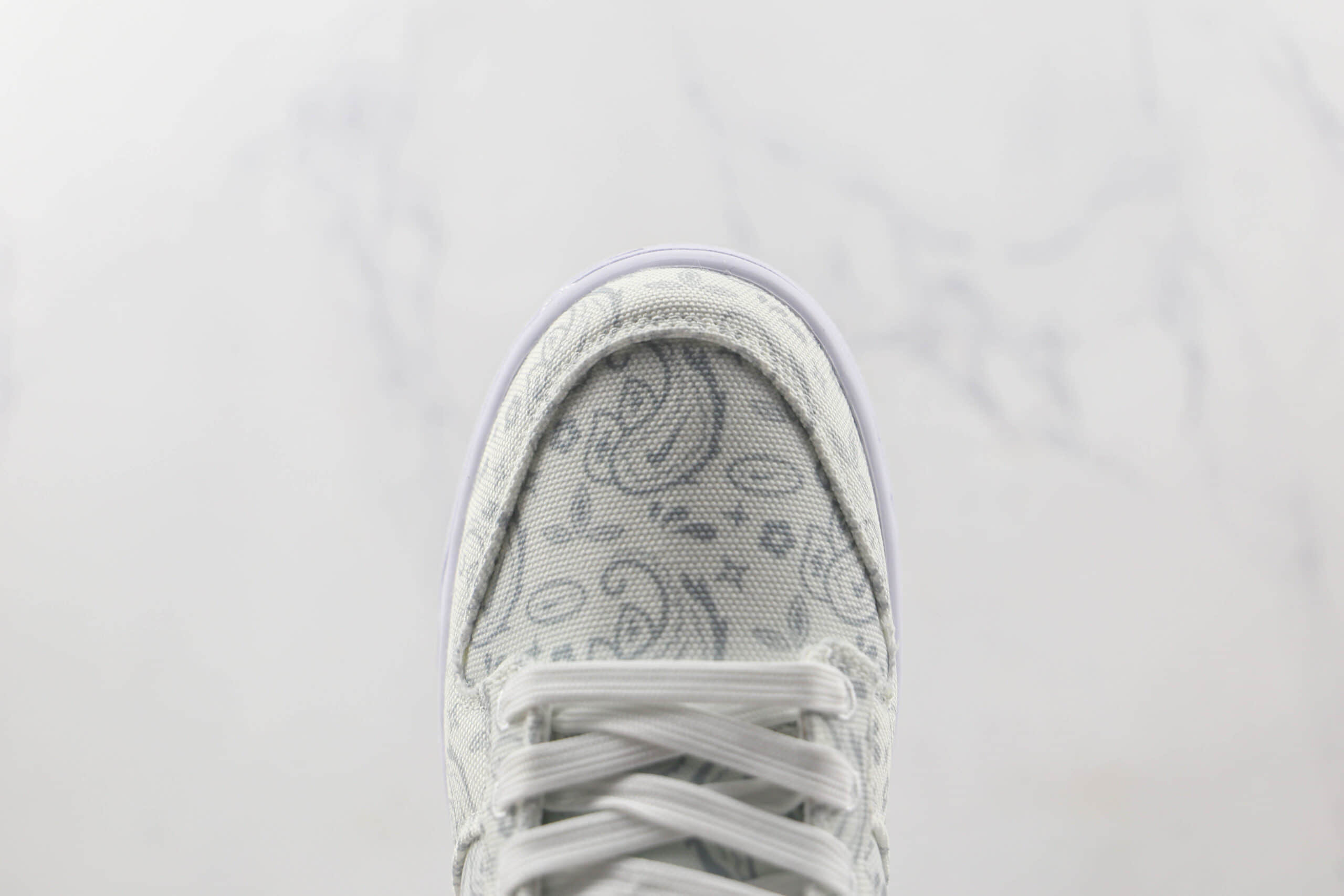 耐克Nike Dunk Low White Paisley纯原版本低帮DUNK白色腰果花帆布板鞋原楦头纸板打造 货号：DJ9955-100