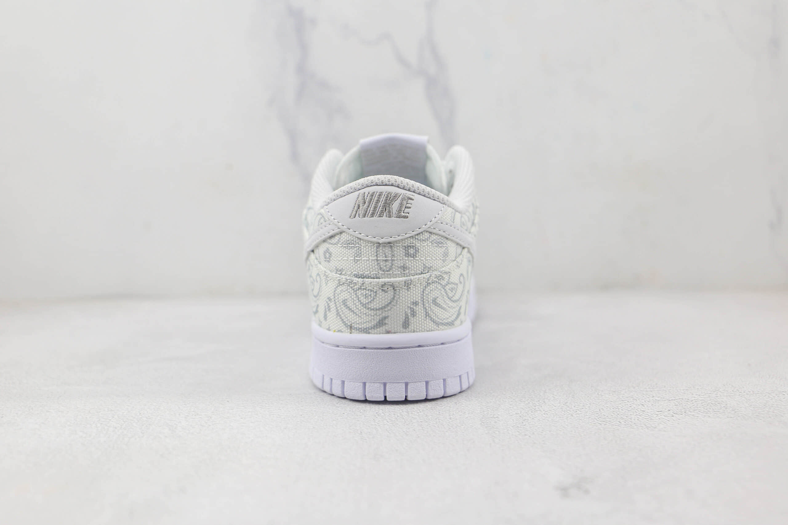 耐克Nike Dunk Low White Paisley纯原版本低帮DUNK白色腰果花帆布板鞋原楦头纸板打造 货号：DJ9955-100