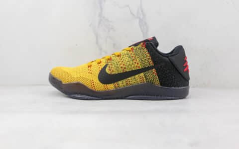 耐克Nike Kobe 11 Low Bruce Lee纯原版本科比11代李小龙配色篮球鞋原楦头纸板打造 货号：822675-706