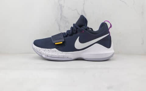 耐克Nike PG1 EP纯原版本保罗乔治1代藏蓝色篮球鞋原档案数据开发 货号：878628-417