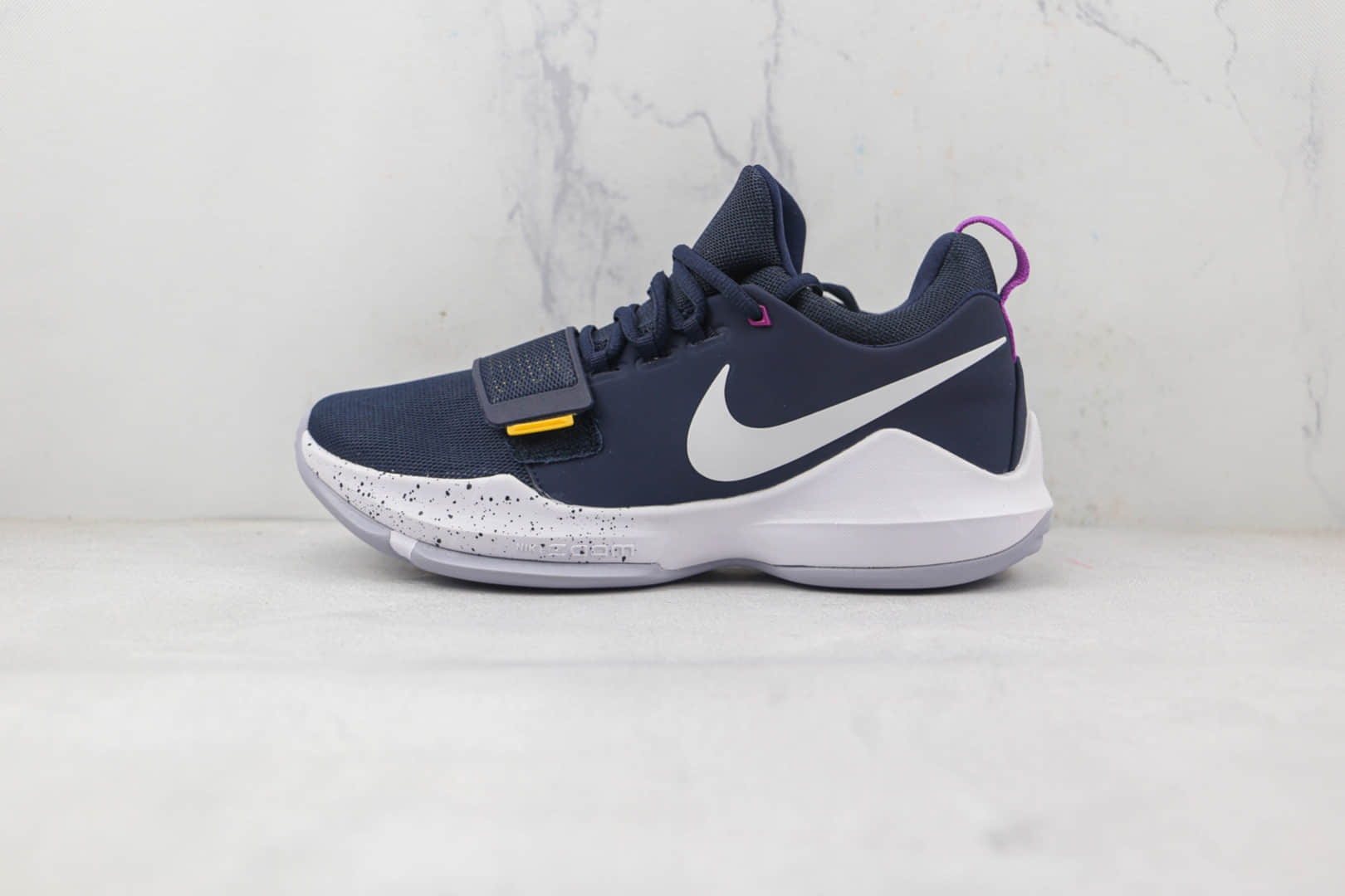 耐克Nike PG1 EP纯原版本保罗乔治1代藏蓝色篮球鞋原档案数据开发 货号：878628-417