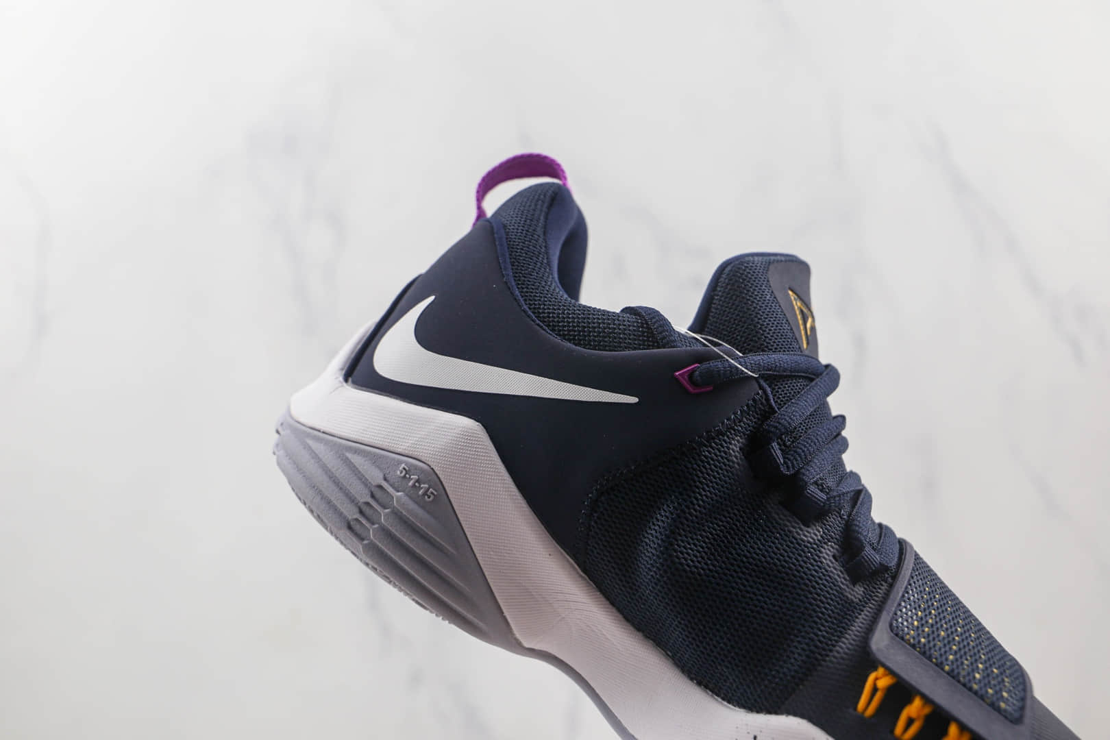 耐克Nike PG1 EP纯原版本保罗乔治1代藏蓝色篮球鞋原档案数据开发 货号：878628-417