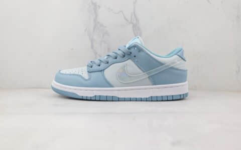 耐克Nike SB Dunk Low Pro纯原版本低帮SB DUNK蓝色透明勾板鞋内置气垫 货号：DH9765-401