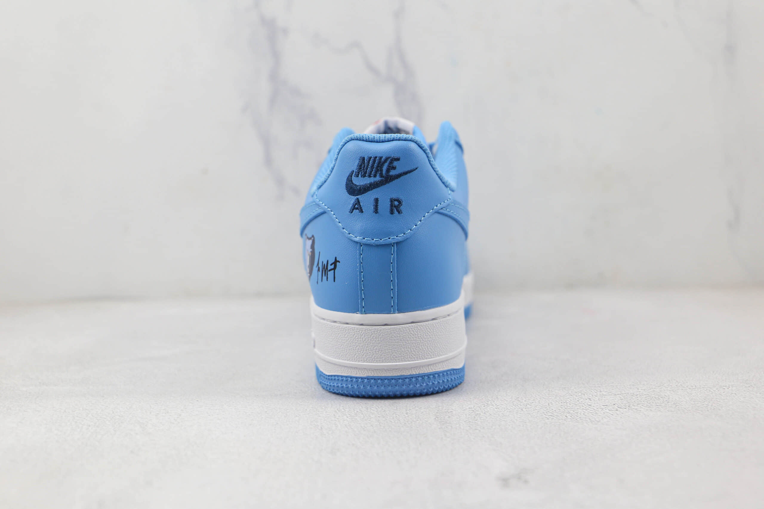 耐克Nike Air Force 1’07 Low纯原版本低帮空军一号NBA75周年限定灰熊队配色板鞋内置气垫 货号：BD8856-121