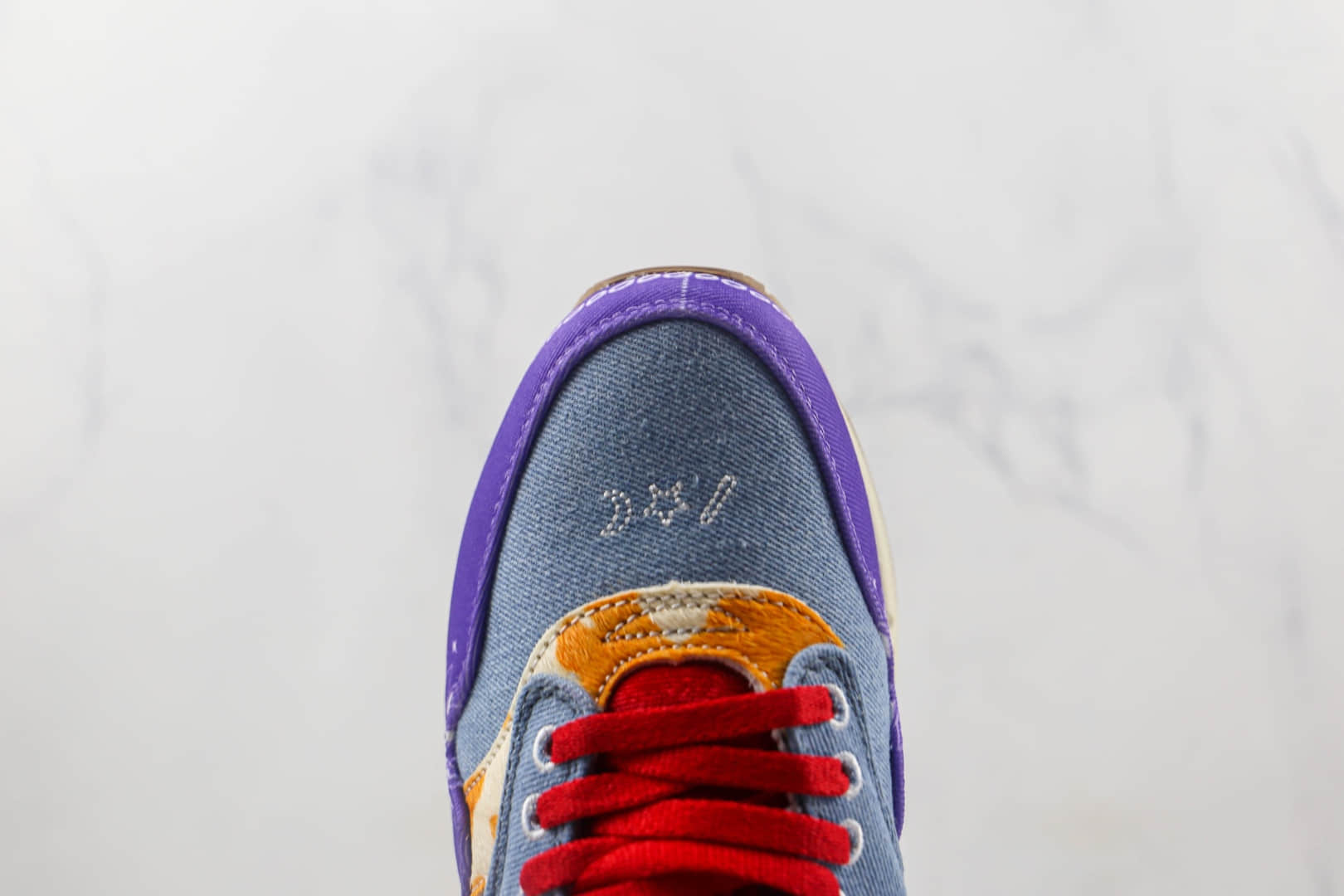 耐克Nike Air Max 1 OG纯原版本彩色涂鸦拼接Max1气垫鞋原楦头纸板打造 货号：DN1803-500