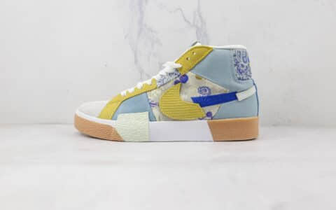 耐克NIKE Blazer LOW 77 VNTG纯原版本开拓者解构腰果花板鞋原档案数据开发 货号：DM0859-400