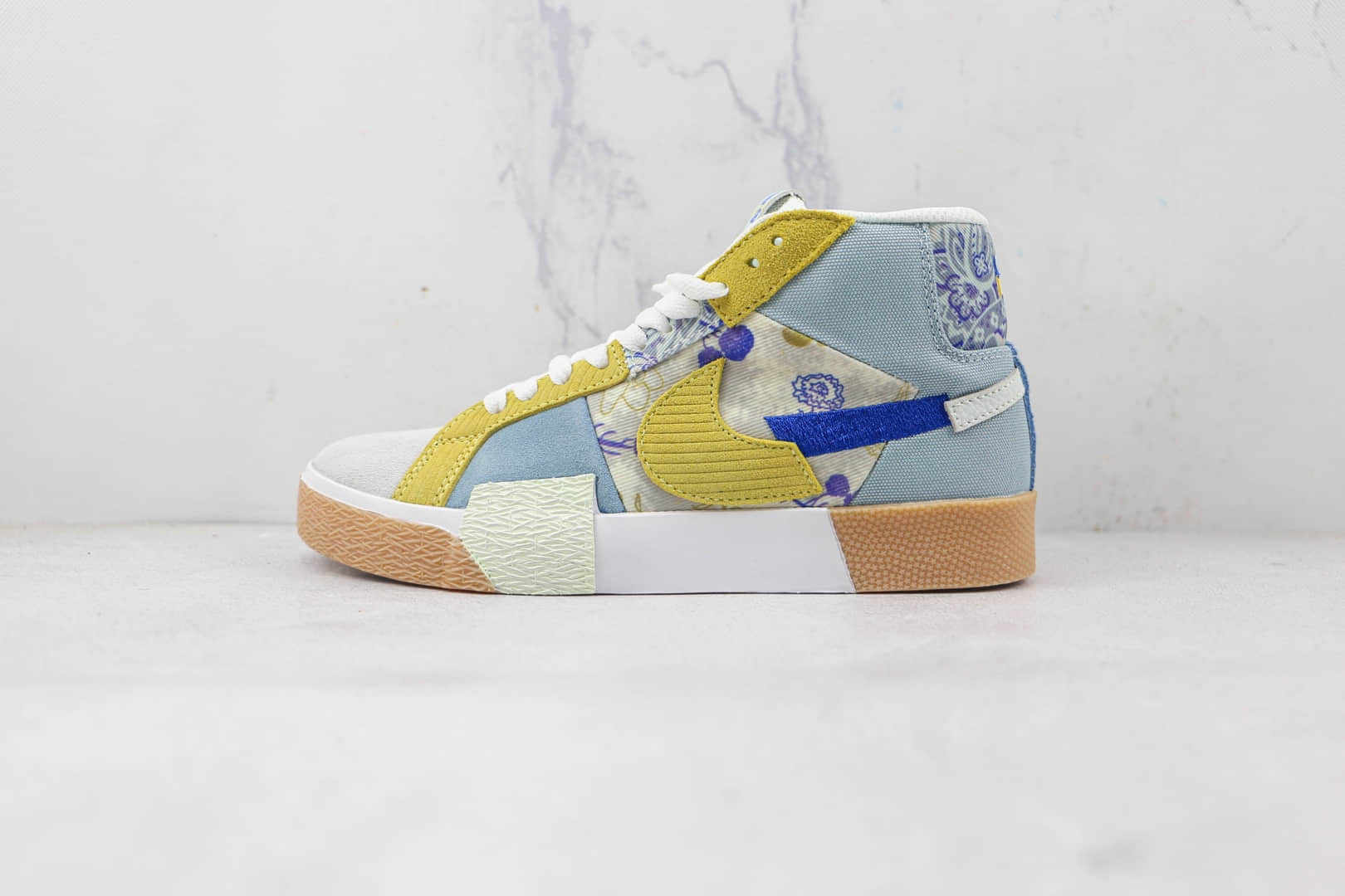 耐克NIKE Blazer LOW 77 VNTG纯原版本开拓者解构腰果花板鞋原档案数据开发 货号：DM0859-400