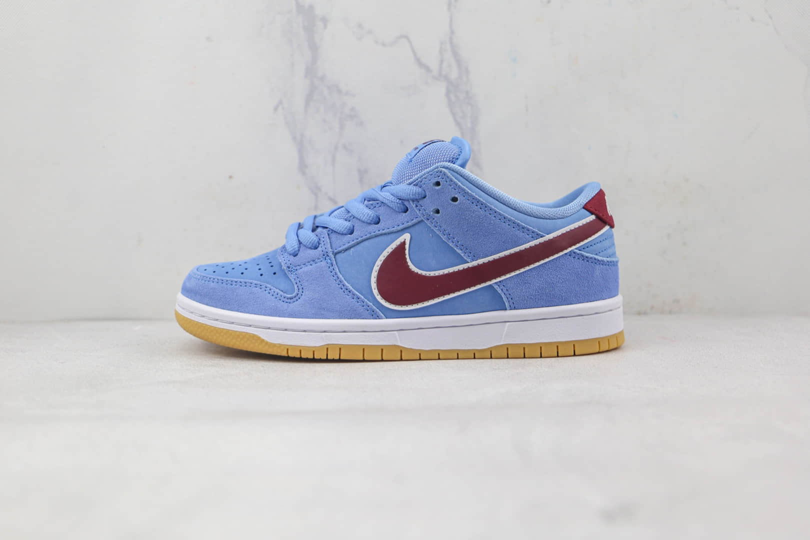 耐克Nike SB Dunk Low Phillies纯原版本泡泡糖配色低帮SB DUNK板鞋内置气垫天花板DUNK 货号：DQ4040-400