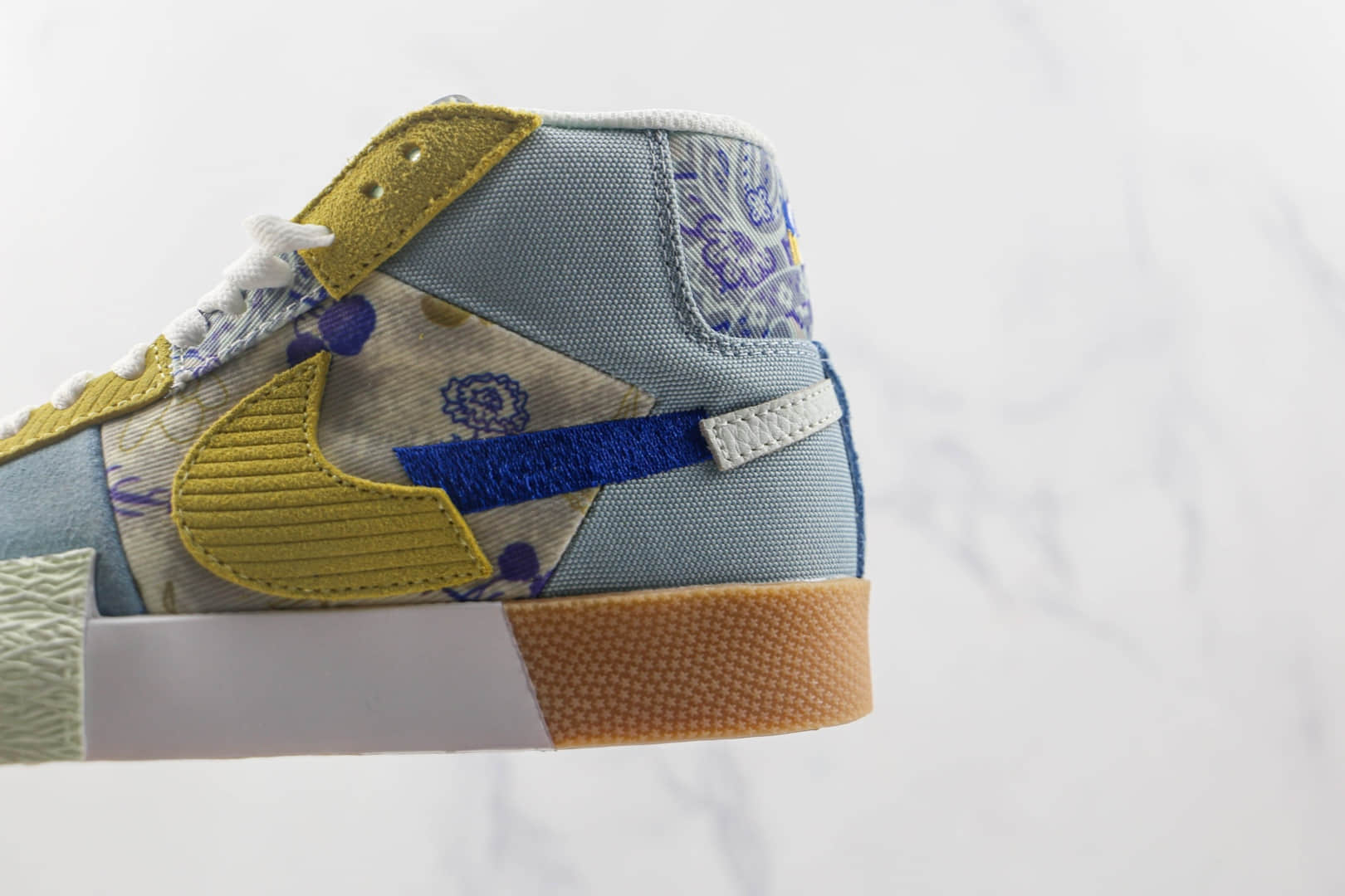 耐克NIKE Blazer LOW 77 VNTG纯原版本开拓者解构腰果花板鞋原档案数据开发 货号：DM0859-400