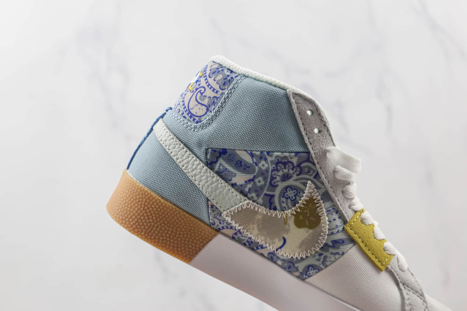 耐克NIKE Blazer LOW 77 VNTG纯原版本开拓者解构腰果花板鞋原档案数据开发 货号：DM0859-400