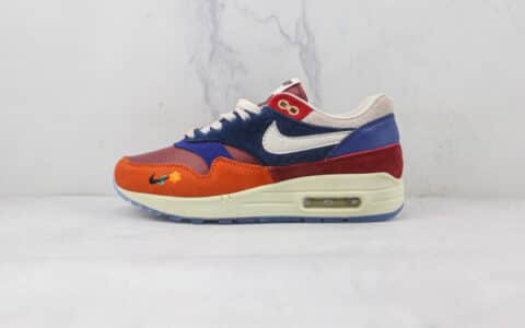 耐克Nike Air Max1 SP Won-Ang x Kasina联名款纯原版本棕色鸳鸯Max1气垫鞋原盒原标 货号：DQ8475-800