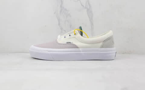 万斯Vans Vault 2022 x Adsum联名款公司级低帮灰白拼接配色硫化板鞋原盒原标