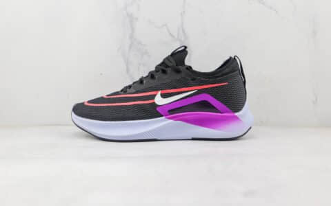 耐克Nike Zoom Fly 4纯原版本黑色Flyknit慢跑鞋原档案数据开发原盒原标 货号：CT2392-004