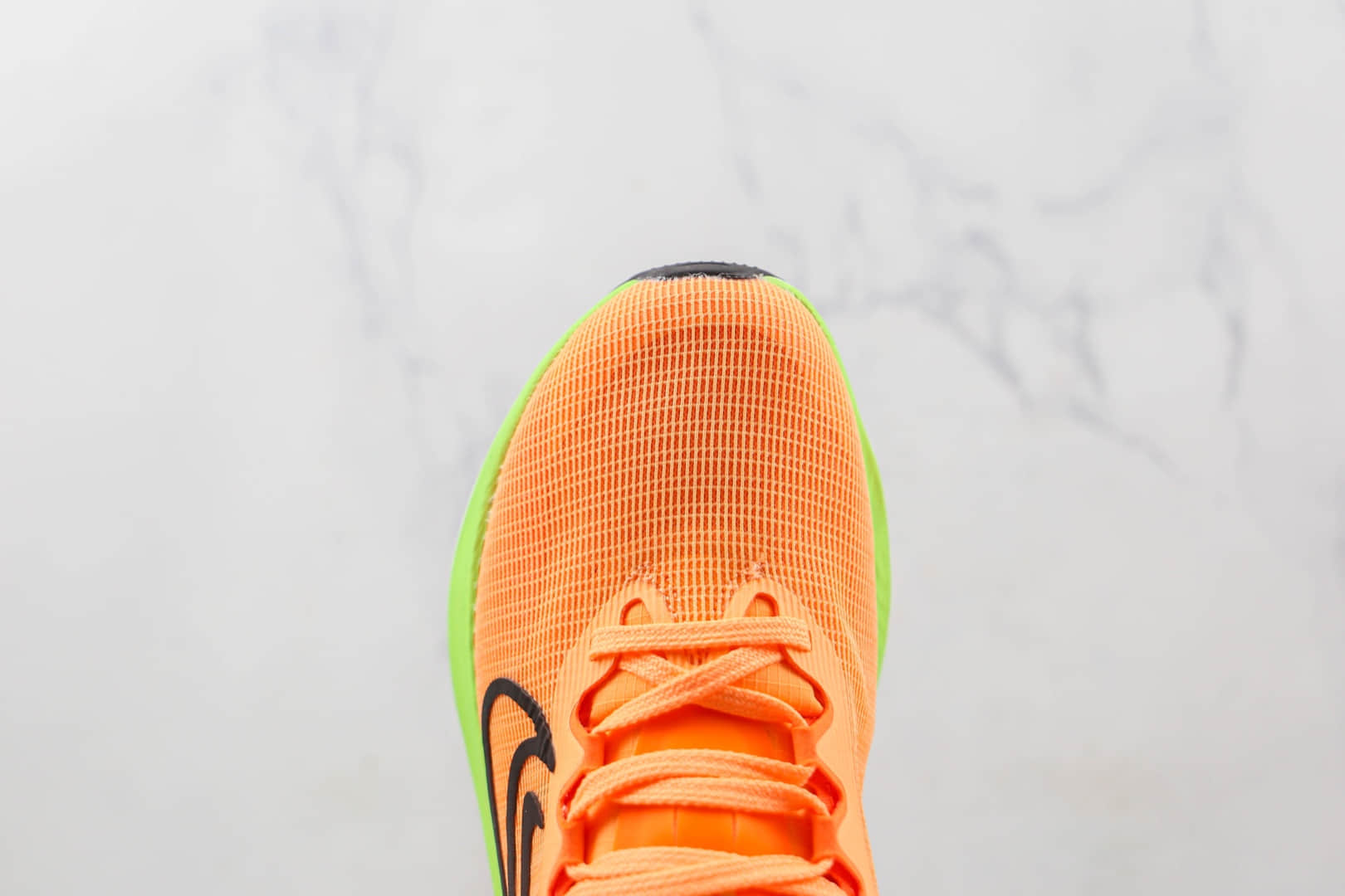 耐克Nike Zoom Fly 5纯原版本橘绿色碳板Fly5跑步鞋原楦头纸板打造 货号：DM8974-800