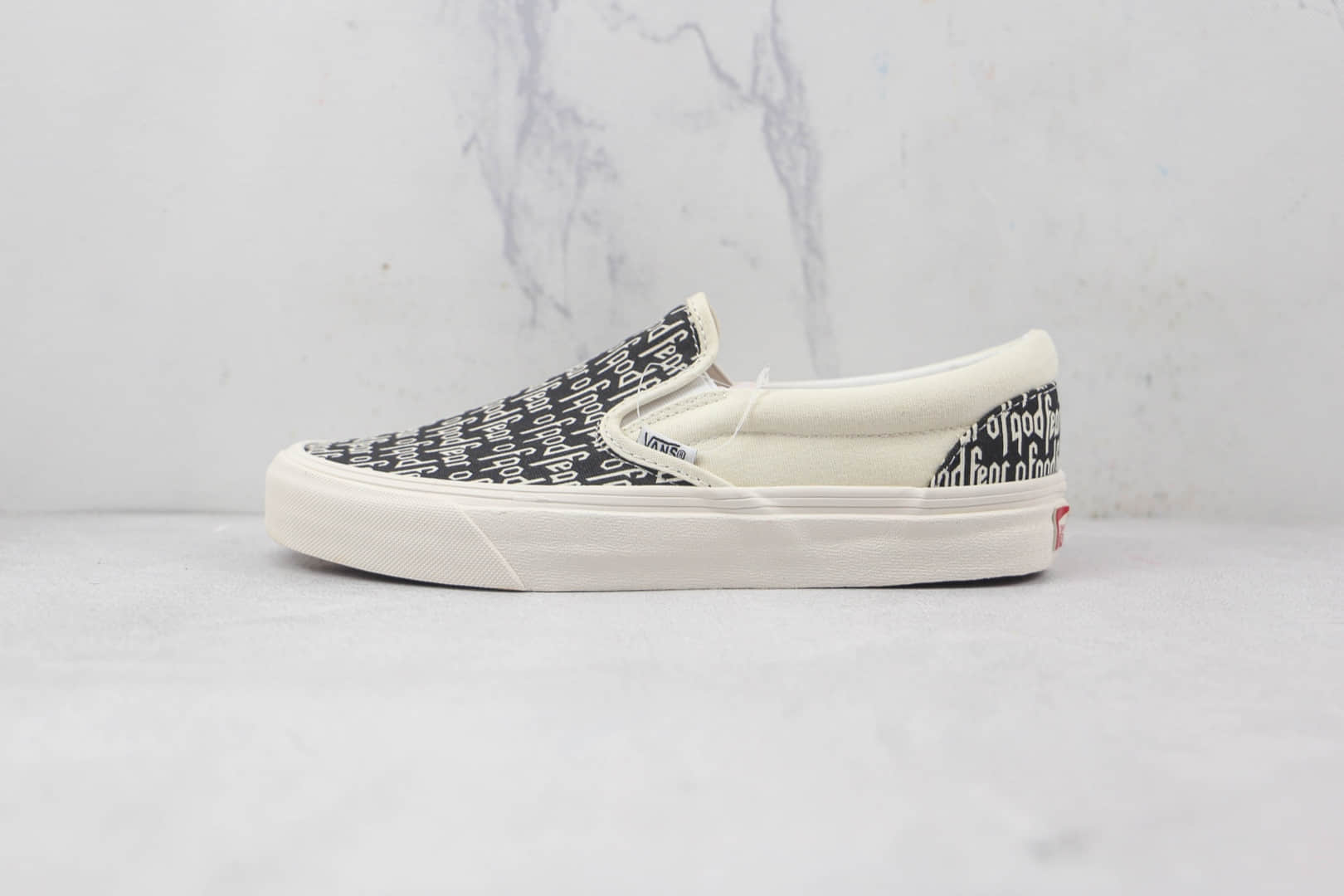 万斯Vans slip on Reissue x Fear Of God恐惧上帝联名款公司级版本低帮硫化板鞋原档案数据开发