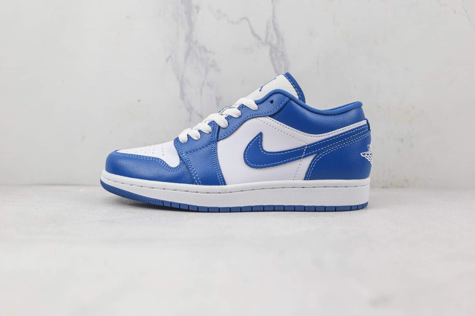 乔丹Air Jordan 1 Low纯原版本低帮AJ1肯塔基白蓝配色板鞋原档案数据开发 货号：DC0774-114