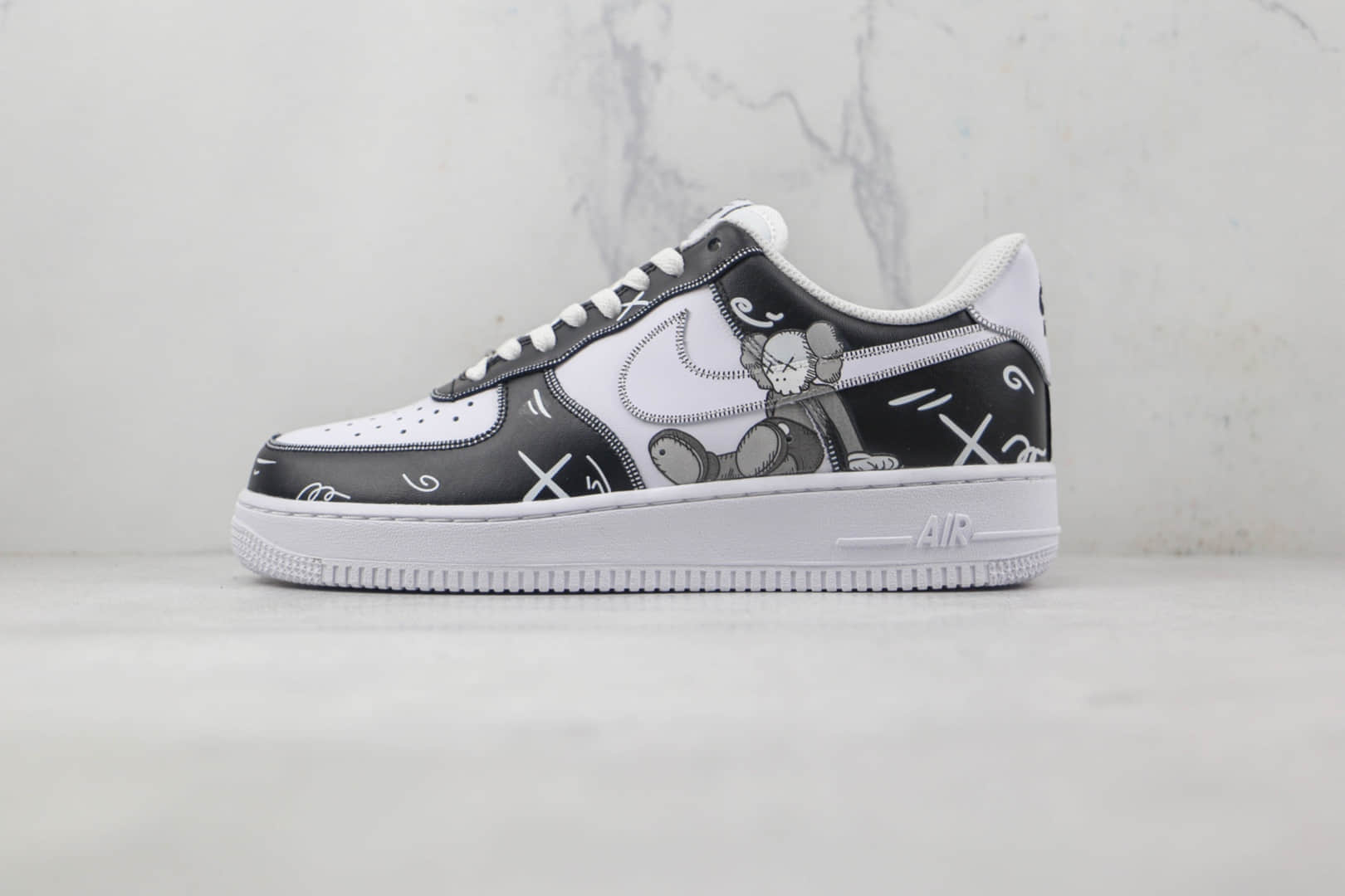 耐克Nike Air Force1纯原版本低帮空军一号芝麻街联名款板鞋内置气垫 货号：CW2288-777